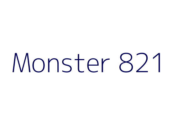 Monster 821
